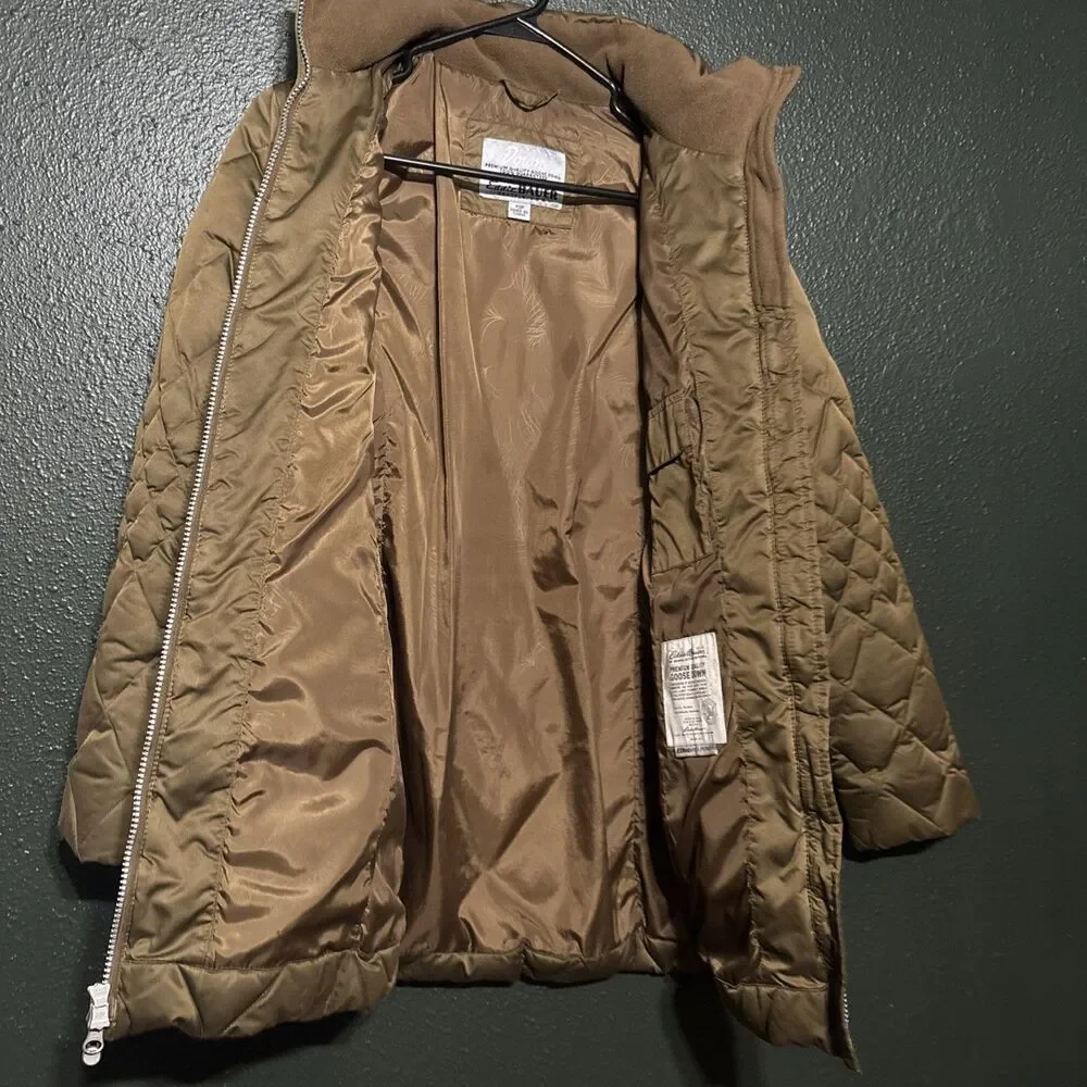 Vintage Women’s Eddie Bauer Goose Down Long Puffer Coat Size XS - Picture 4 of 7